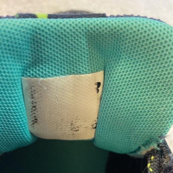 New Balance 510v3 All Terrain Athletic Sneaker Grey Teal Trail Runner Preowned - Picture 9 of 13